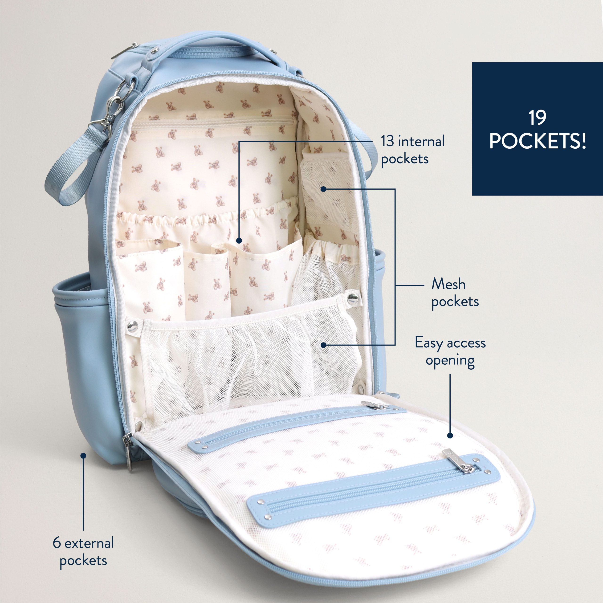 Boss Plus™ Large Diaper Bag Backpack - Image 30
