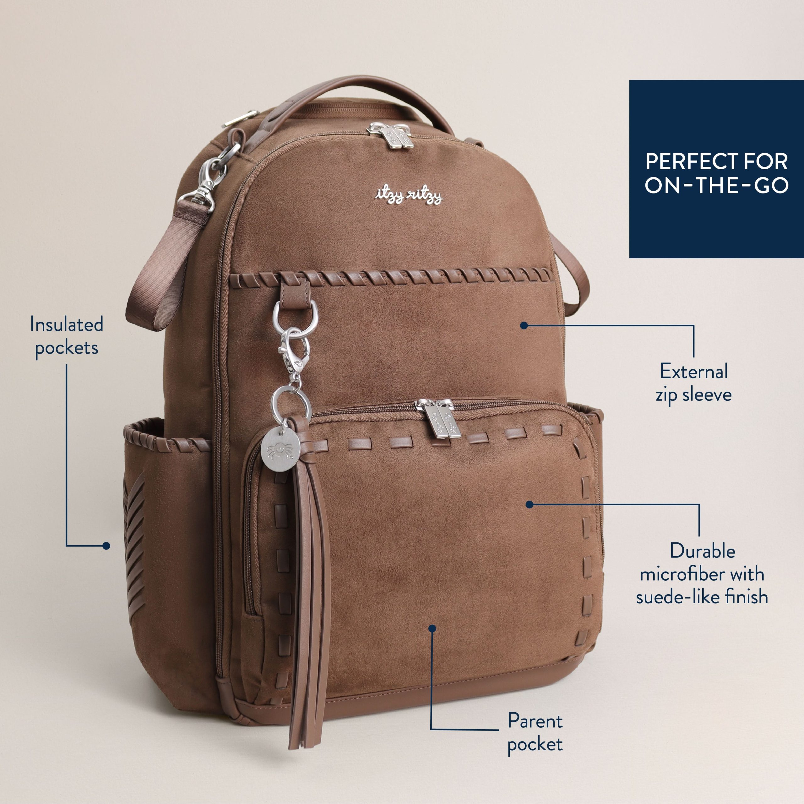 Boss Plus™ Large Diaper Bag Backpack - Aspen - Image 3
