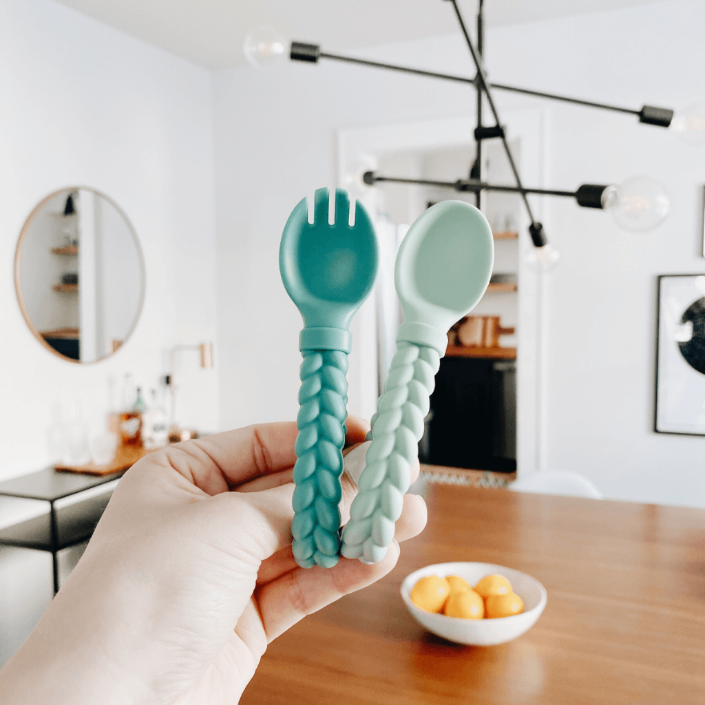 Sweetie Spoons™ - Silicone Baby Fork + Spoon Set - Image 6