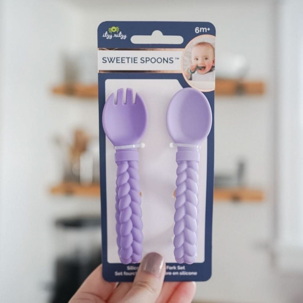 Sweetie Spoons™ - Silicone Baby Fork + Spoon Set - Image 26