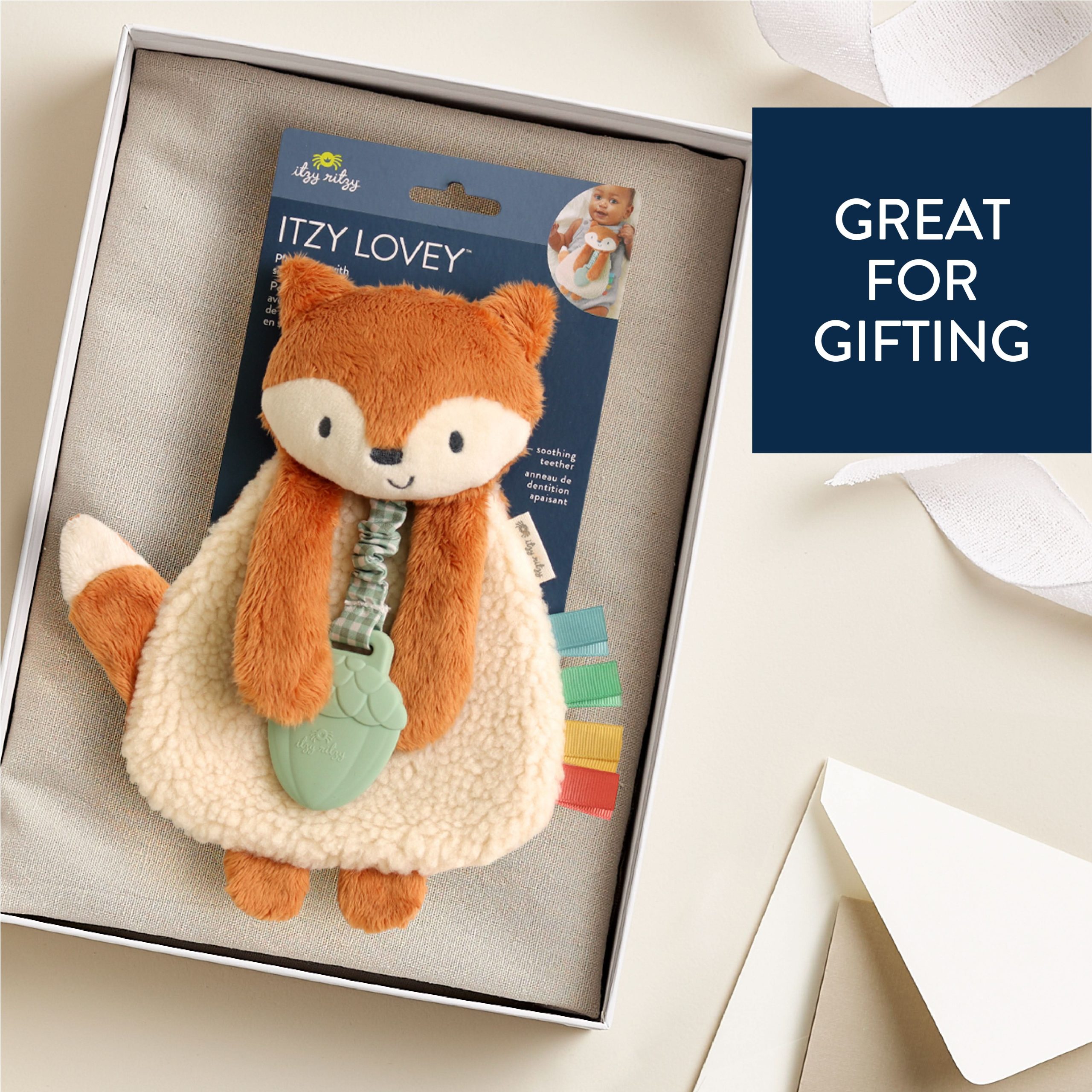 Babylist x Itzy Lovey™ Plush and Teether Toy - Image 5