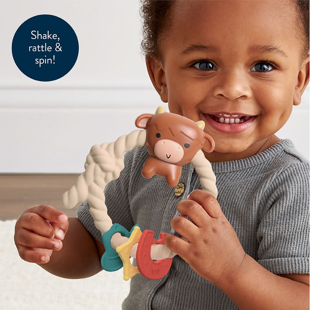 Ritzy Rattle® with Teething Rings - Image 2