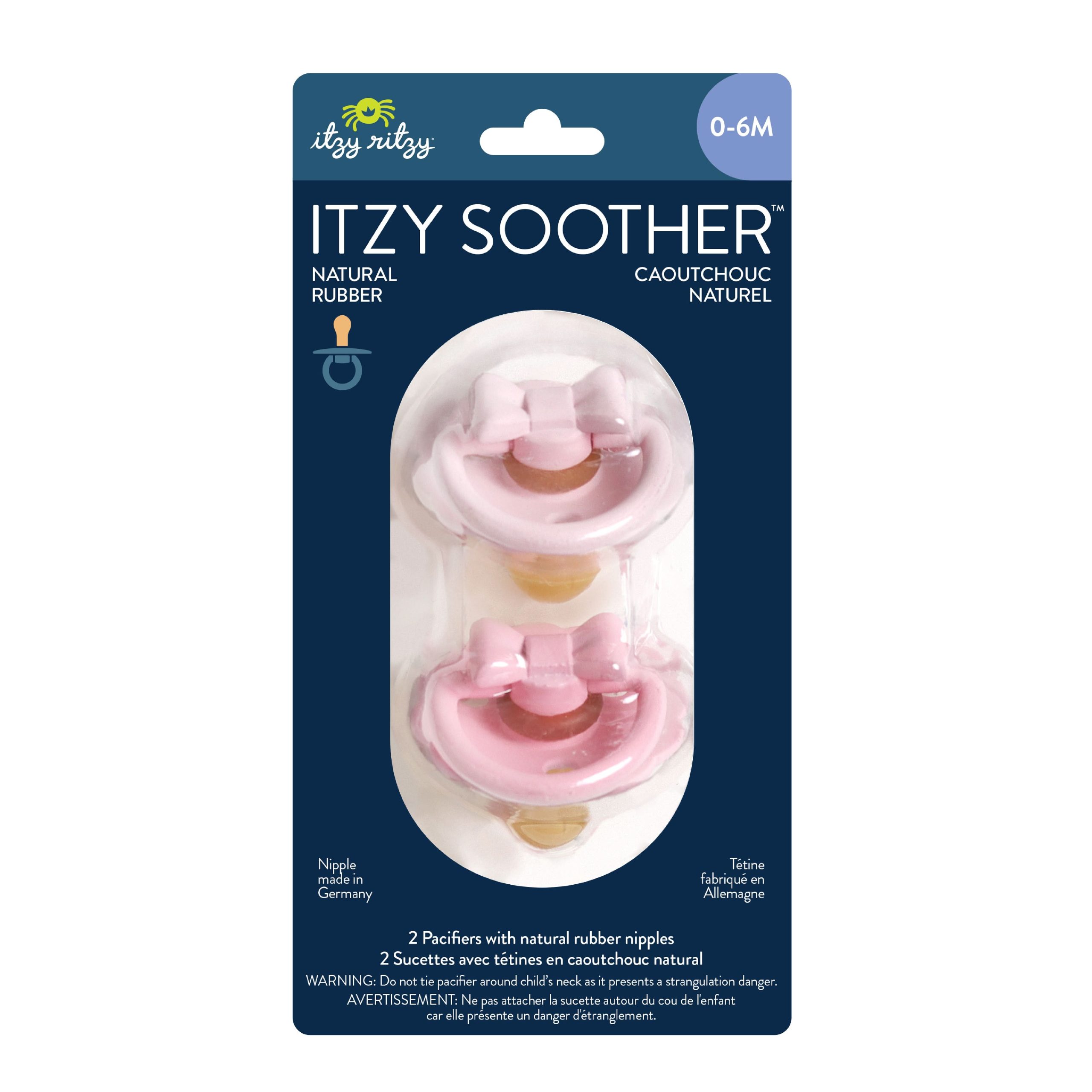 Itzy Soother™ Natural Rubber Pacifier - 0-6M - Image 5