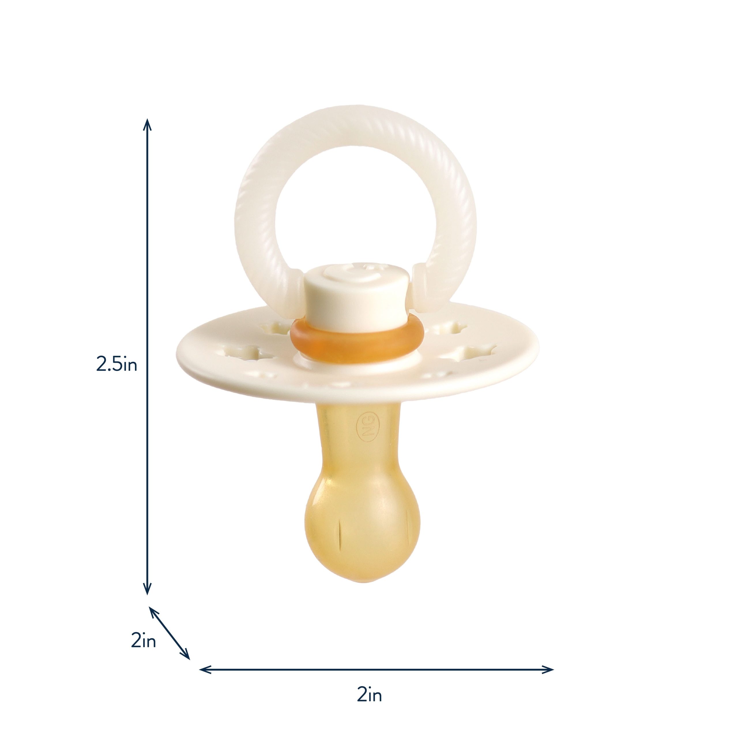 Itzy Soother™ Glow in the Dark Natural Rubber Pacifier - 6-18M - Image 7