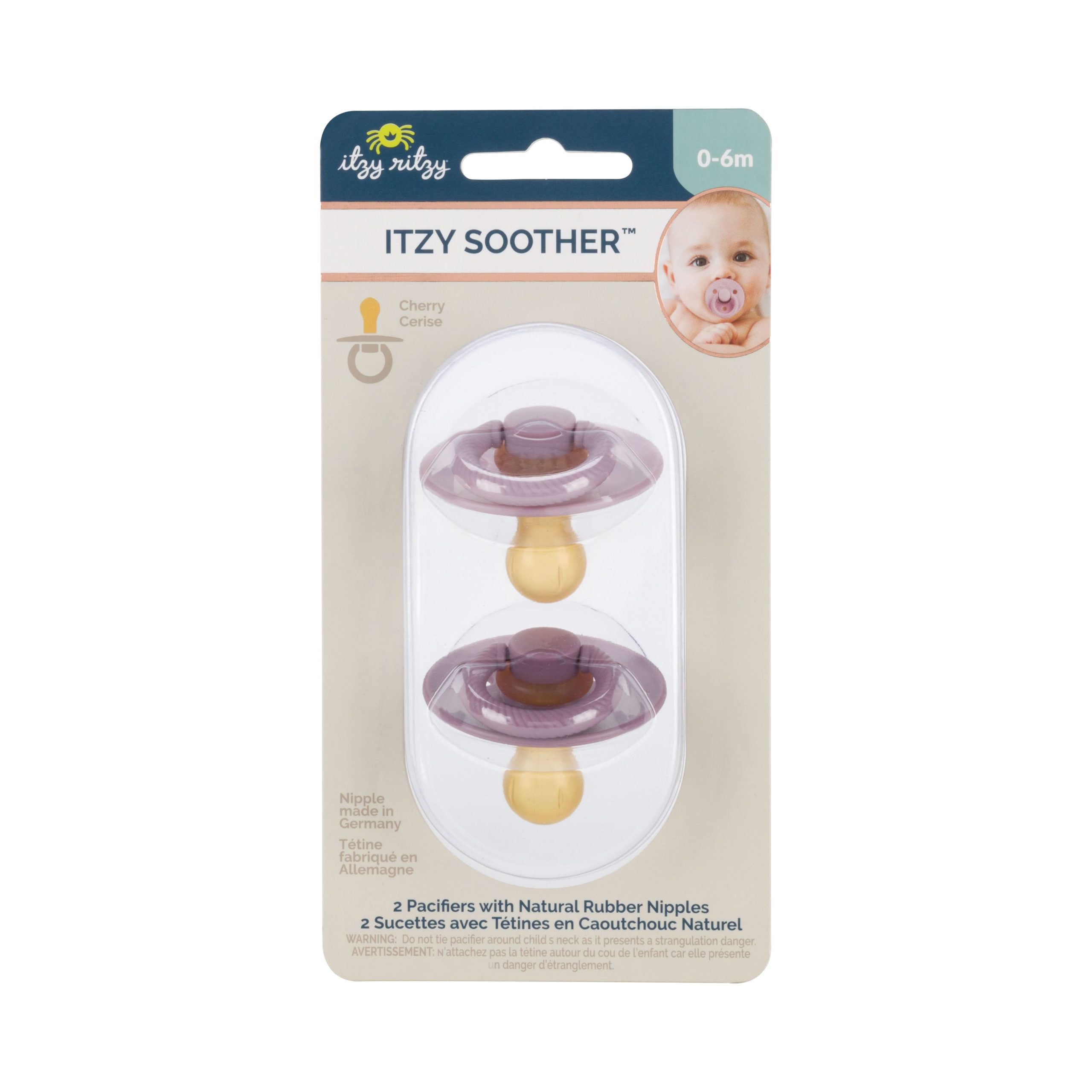 Itzy Soother™ Natural Rubber Pacifier - 0-6M - Image 27